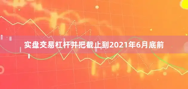 实盘交易杠杆并把截止到2021年6月底前