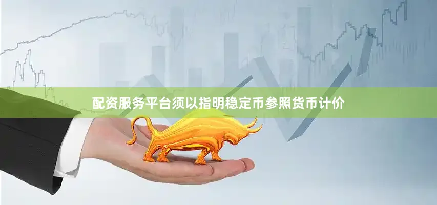 配资服务平台须以指明稳定币参照货币计价