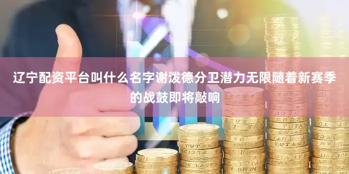 辽宁配资平台叫什么名字谢泼德分卫潜力无限随着新赛季的战鼓即将敲响